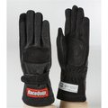Racequip 355007 SFI-5 Two Layer Race Glove; Black - 2XL RQP-355007